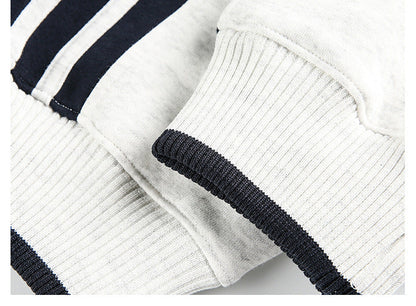 YAVIORA Gestreifte College-Jacke