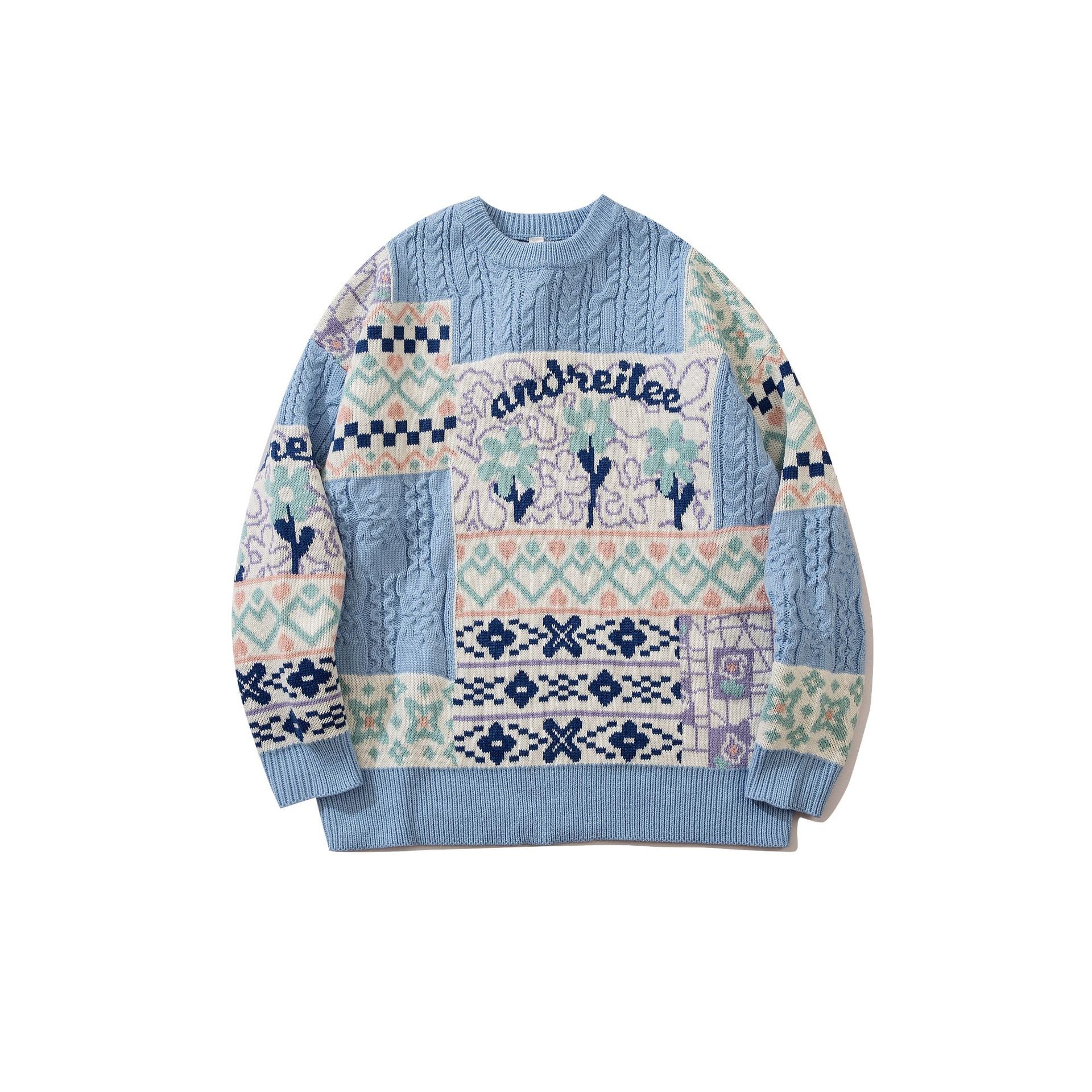 YAVIORA Vintage Ethnic Knit