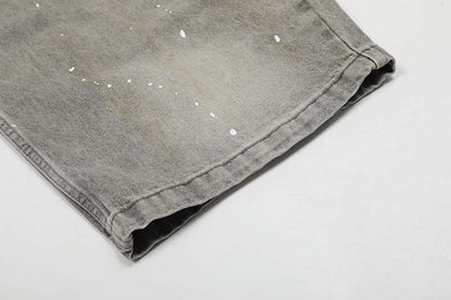 YAVIORA Paint Splatter Jeans