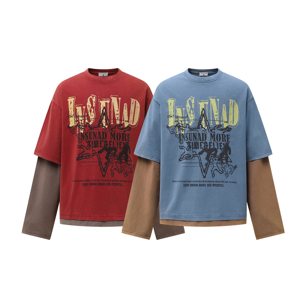 YAVIORA Color-Block Base Layer T-Shirt