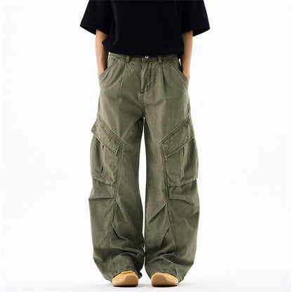 YAVIORA Pleated Cargo Pants