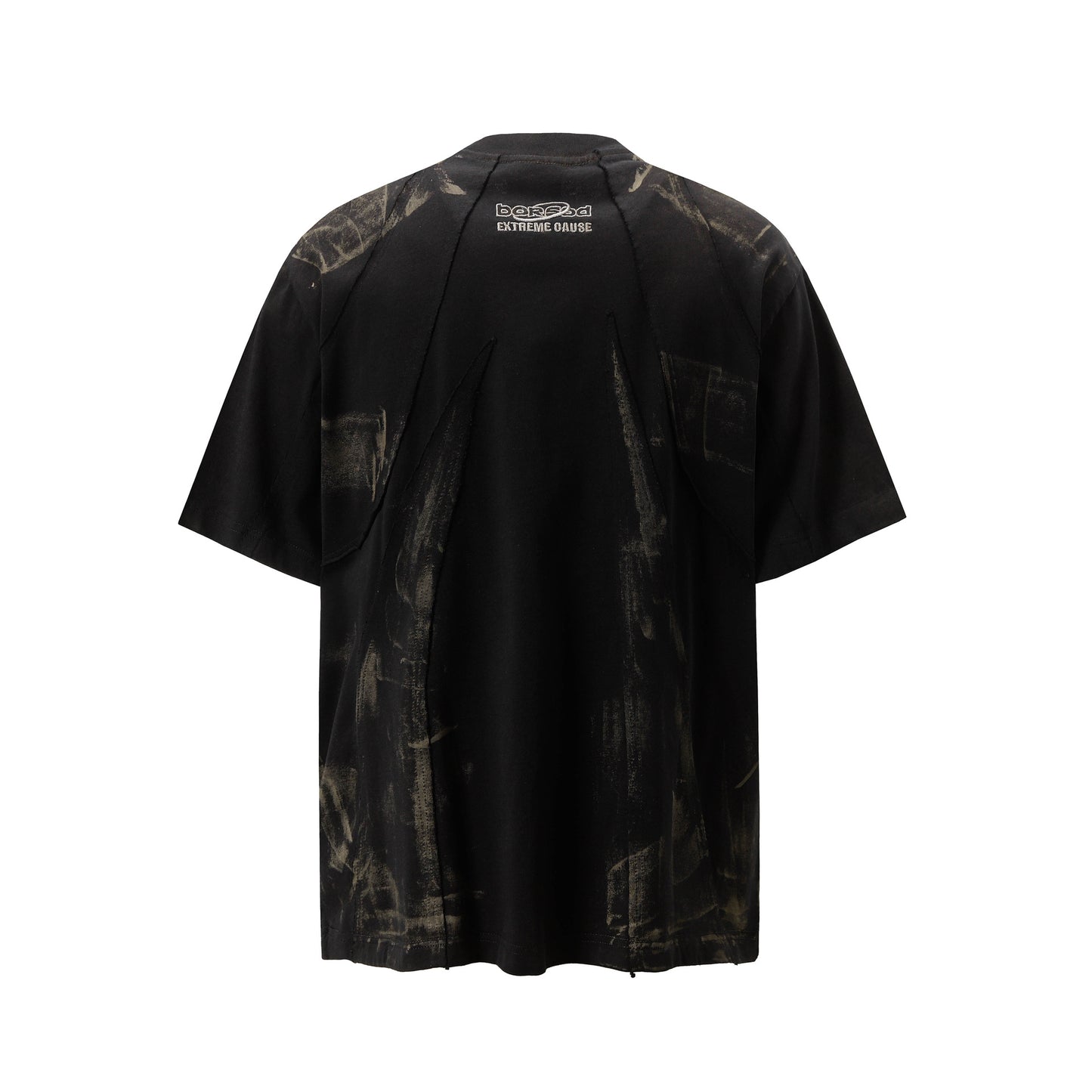 YAVIORA Dekonstruiertes Patchwork-T-Shirt
