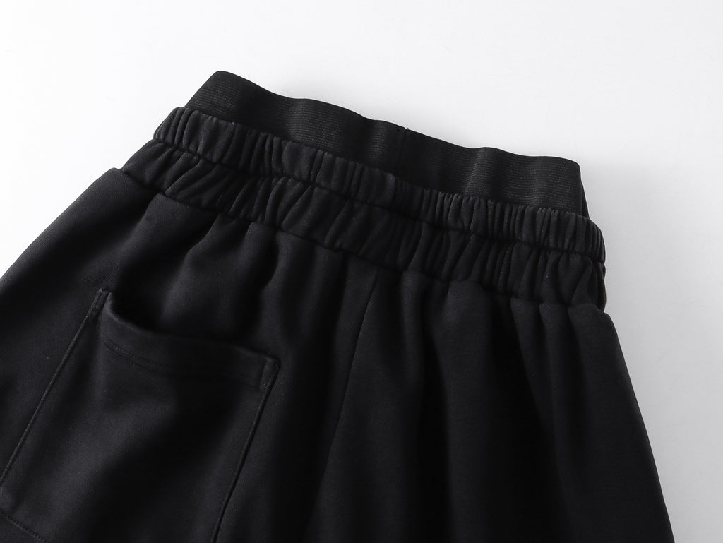 AVIORA Washed Ripped Drape Track Pants