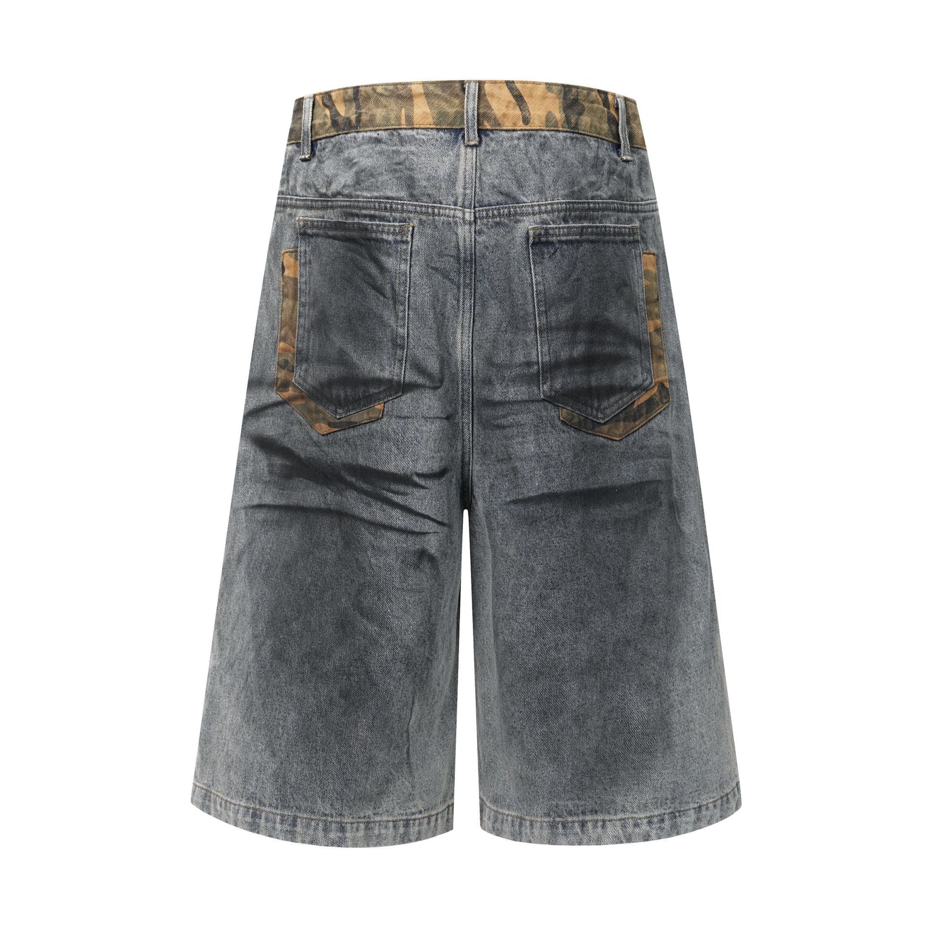 YAVIORA "Wasteland" Style Distressed Denim Shorts