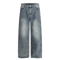 YAVIORA Rhinestone Straight Jeans