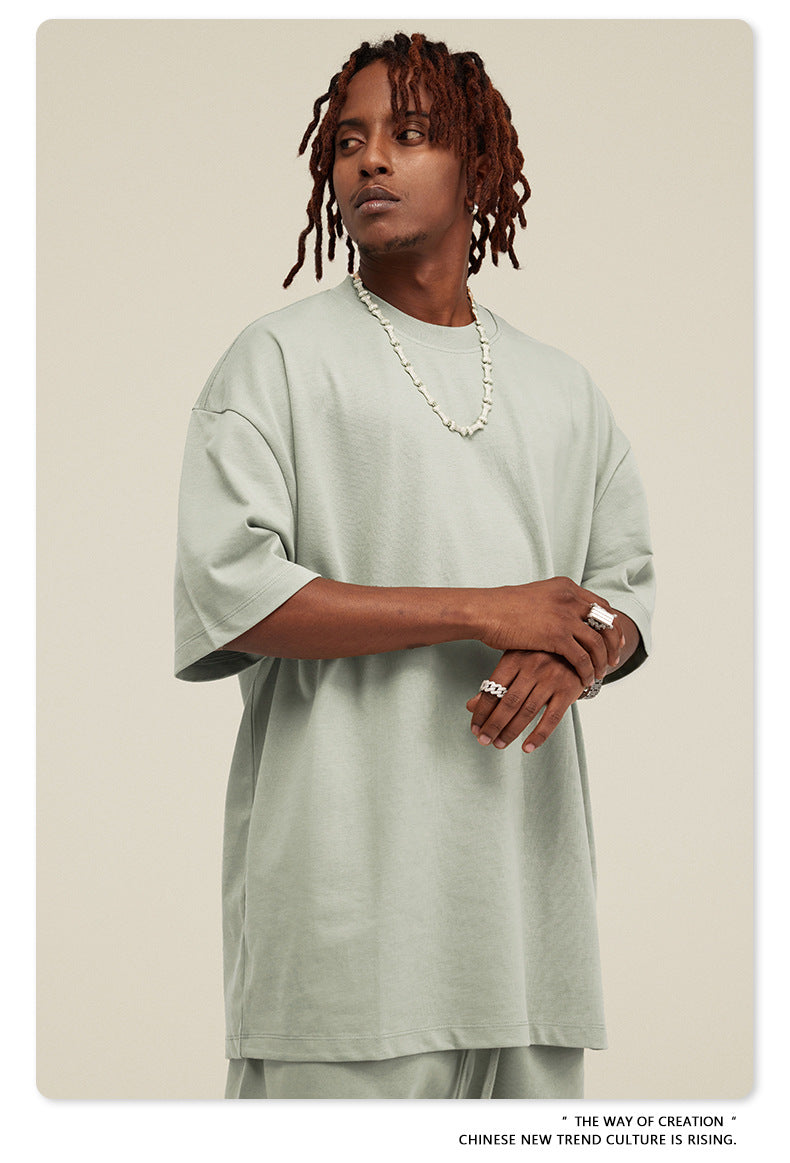 Yaviora Summer American Style Solid Color Loose T-Shirt