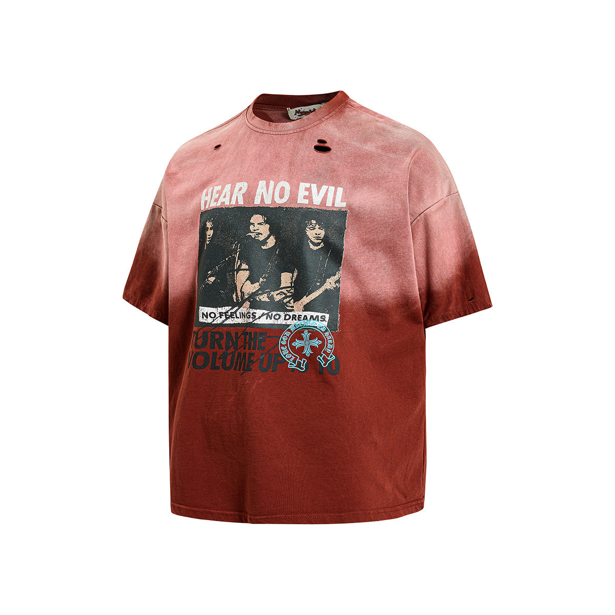 YAVIORA "Hear No Evil" Gradient T-Shirt