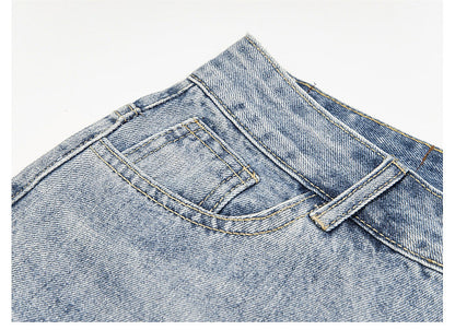 YAVIORA Strass-Weite Jeans