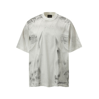 YAVIORA Dekonstruiertes Patchwork-T-Shirt