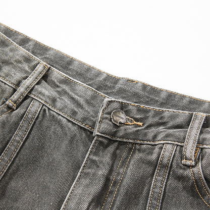 YAVIORA Distressed Wide Jeans