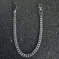 Silver Wallet Chain Punk Jean Belt Clip Keychain
