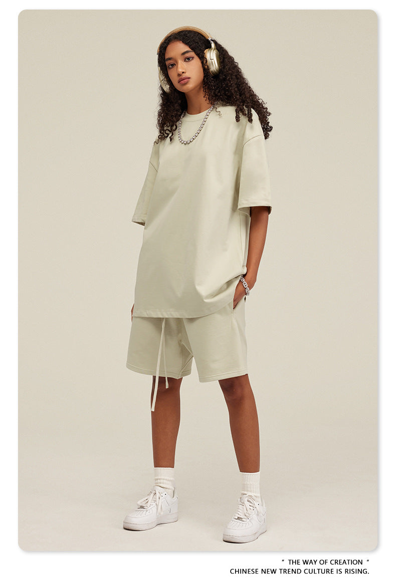 Yaviora Summer American Style Solid Color Loose T-Shirt