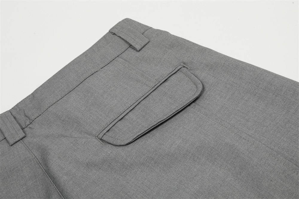 YAVIORA Pleated Curved Pants