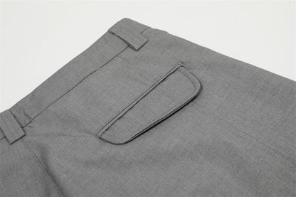 YAVIORA Pleated Curved Pants