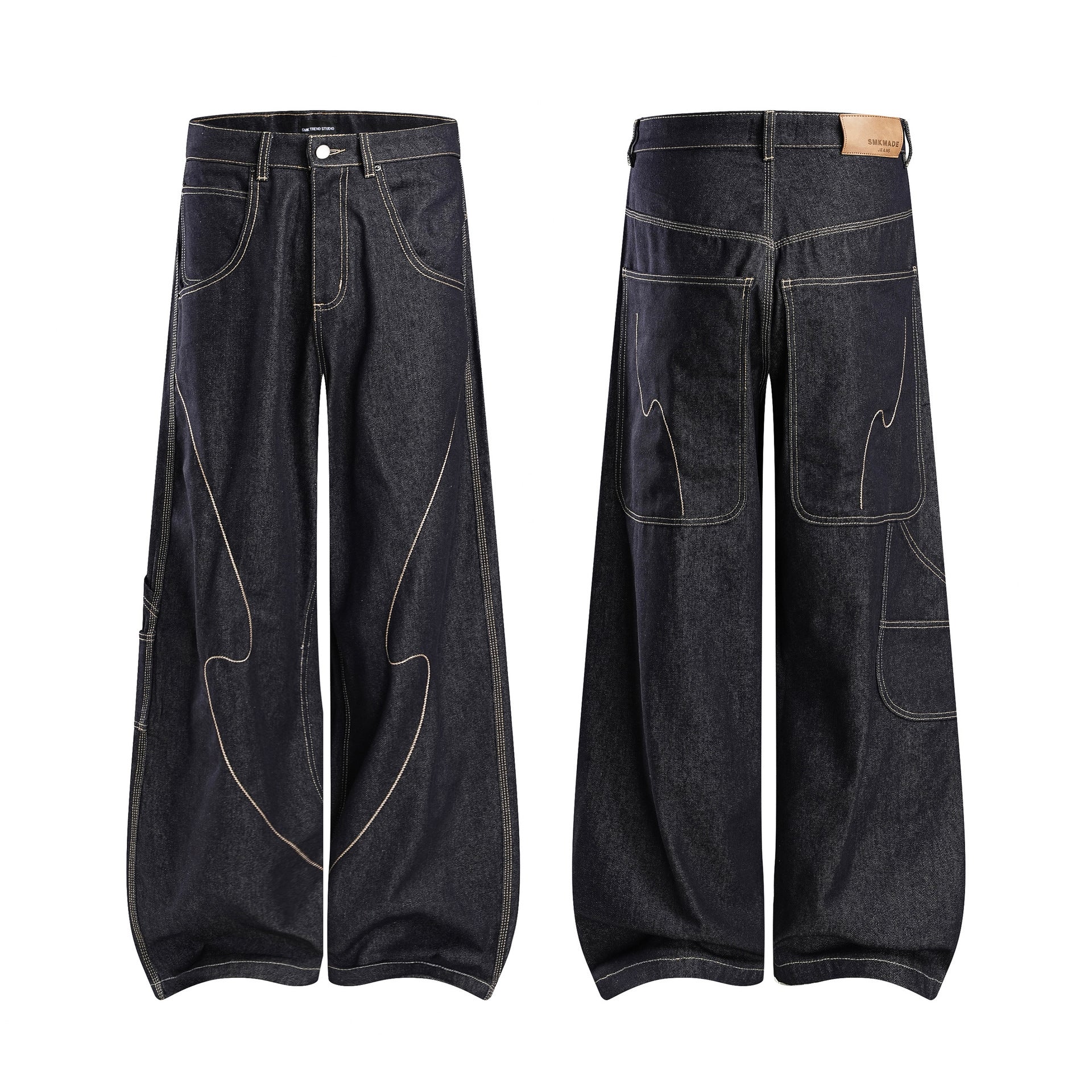 AVIORA American Vintage Washed Denim Jeans