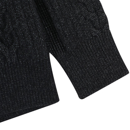 Cardigan en tricot torsadé YAVIORA
