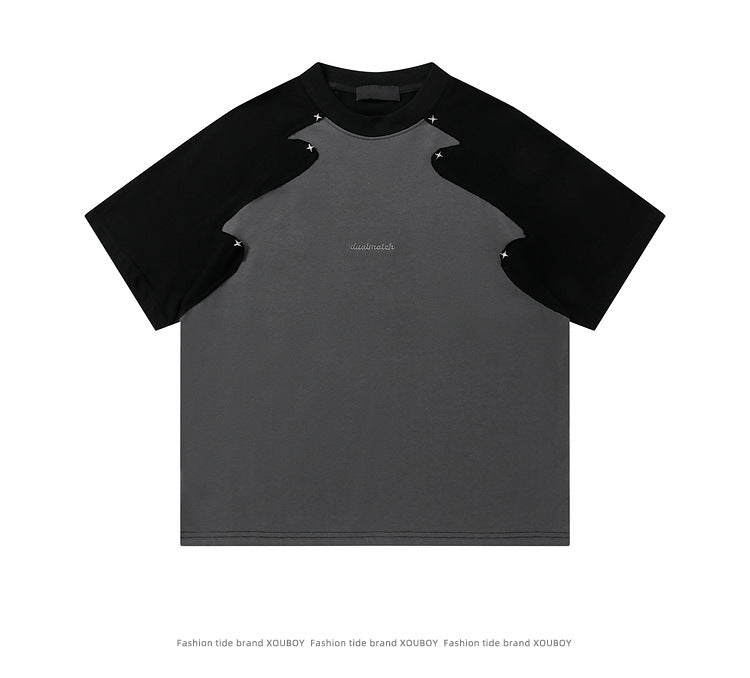 Yaviora Star and Rivet Short-Sleeve T-Shirt
