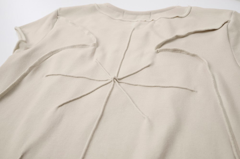 YAVIORA "Rebel" Raw-Edge Slim-Fit T-Shirt