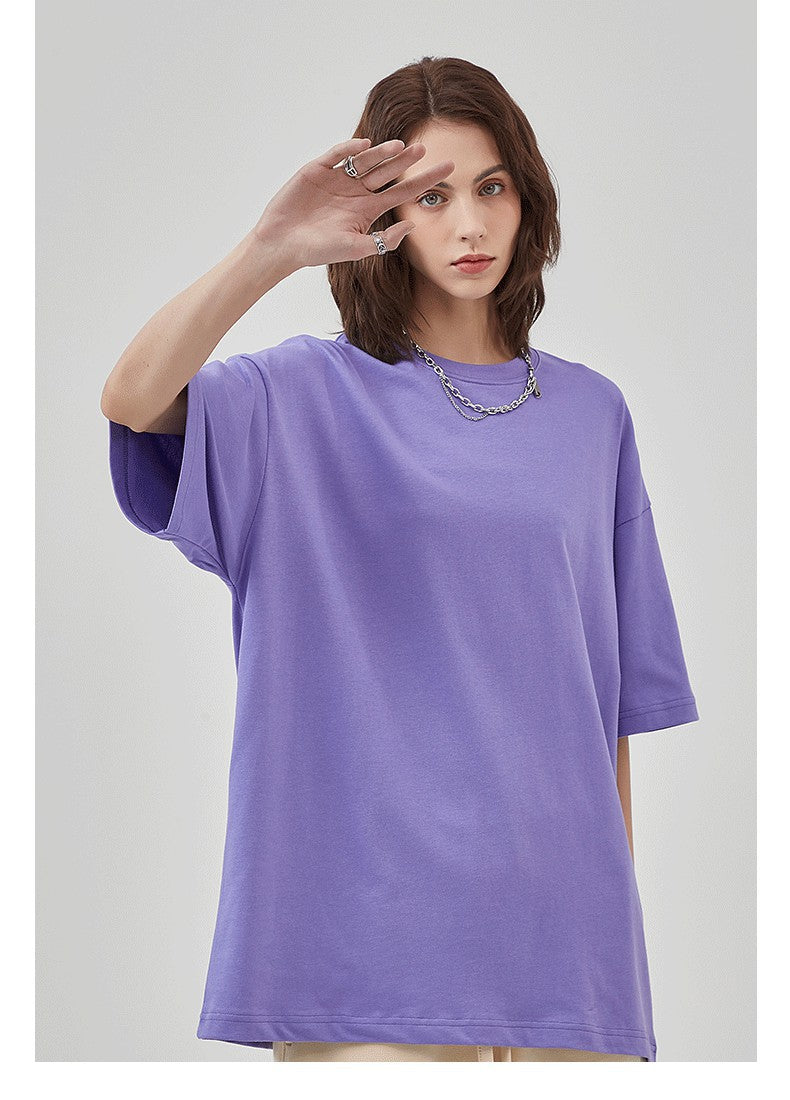 Yaviora 230G Double Yarn Pure Cotton Short-Sleeve T-Shirt
