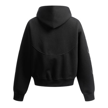 Sweat à capuche zippé Hip-Hop YAVIORA