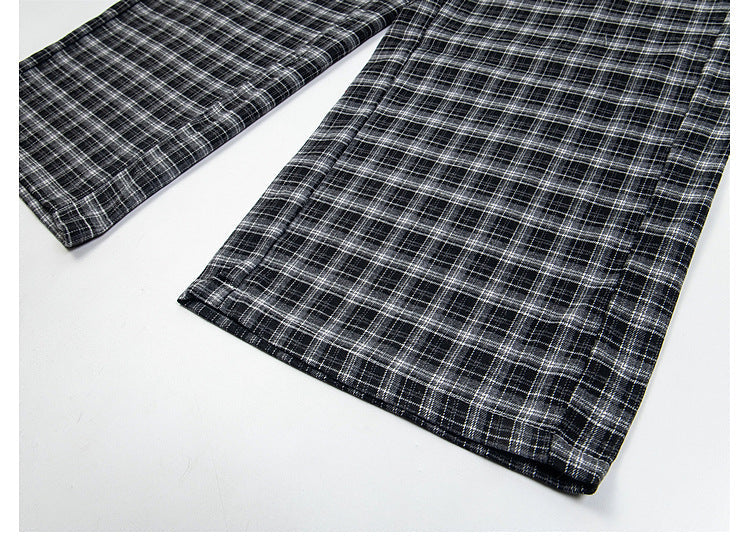 YAVIORA Plaid Straight Pants