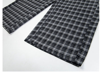 YAVIORA Plaid Straight Pants