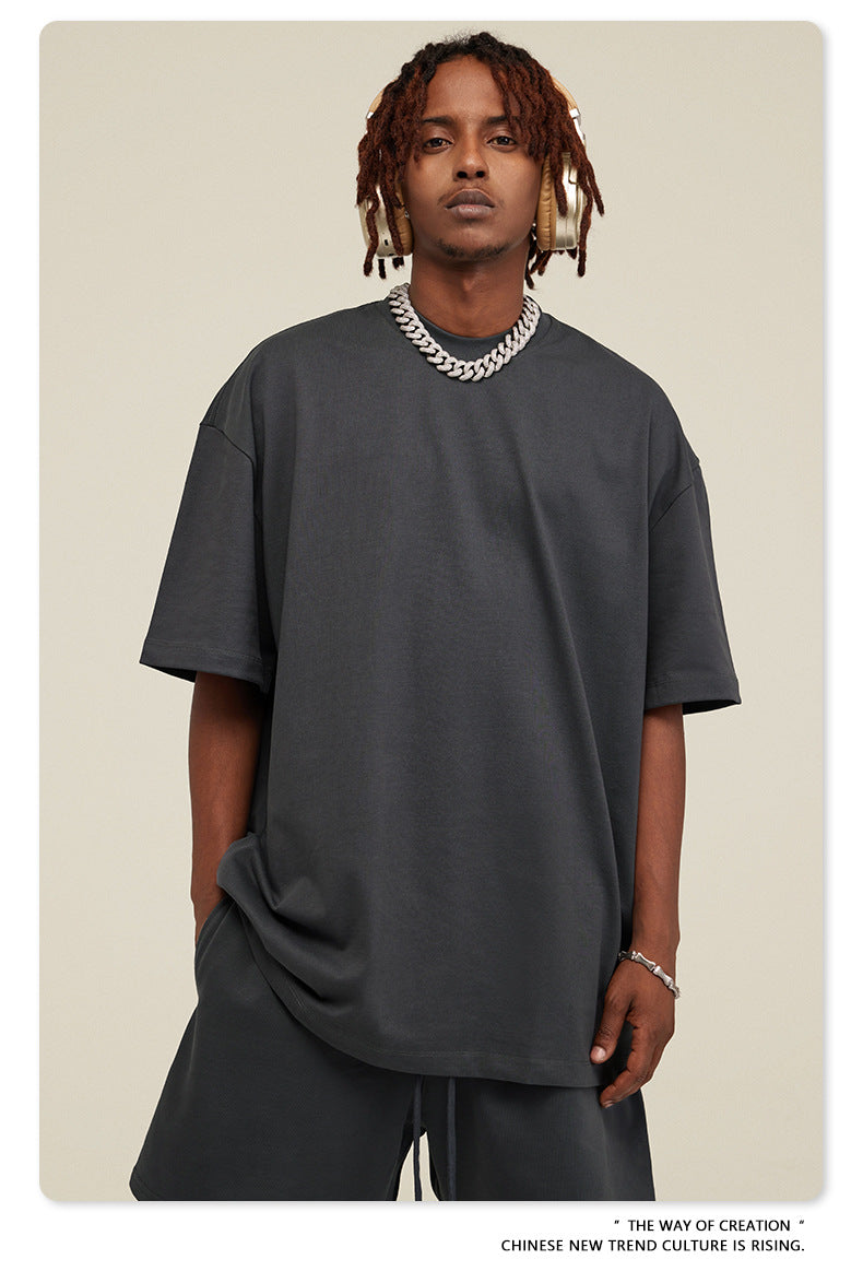 Yaviora Summer American Style Solid Color Loose T-Shirt