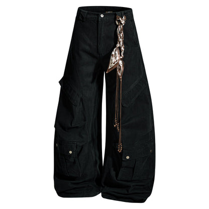 YAVIORA Scarf Detail Cargo