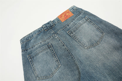 YAVIORA Deconstructed Denim Pants