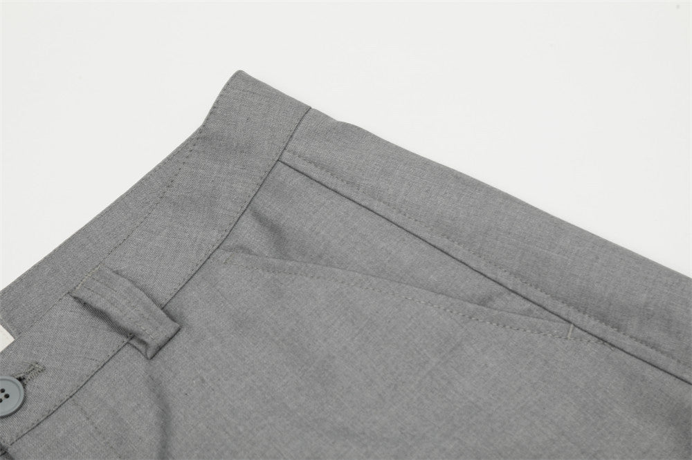 YAVIORA Pleated Curved Pants