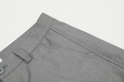 YAVIORA Pleated Curved Pants