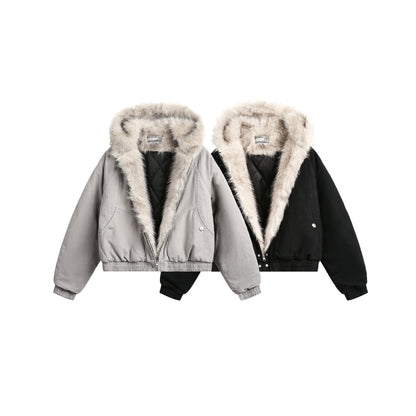 YAVIORA Eagle Hooded Puffer
