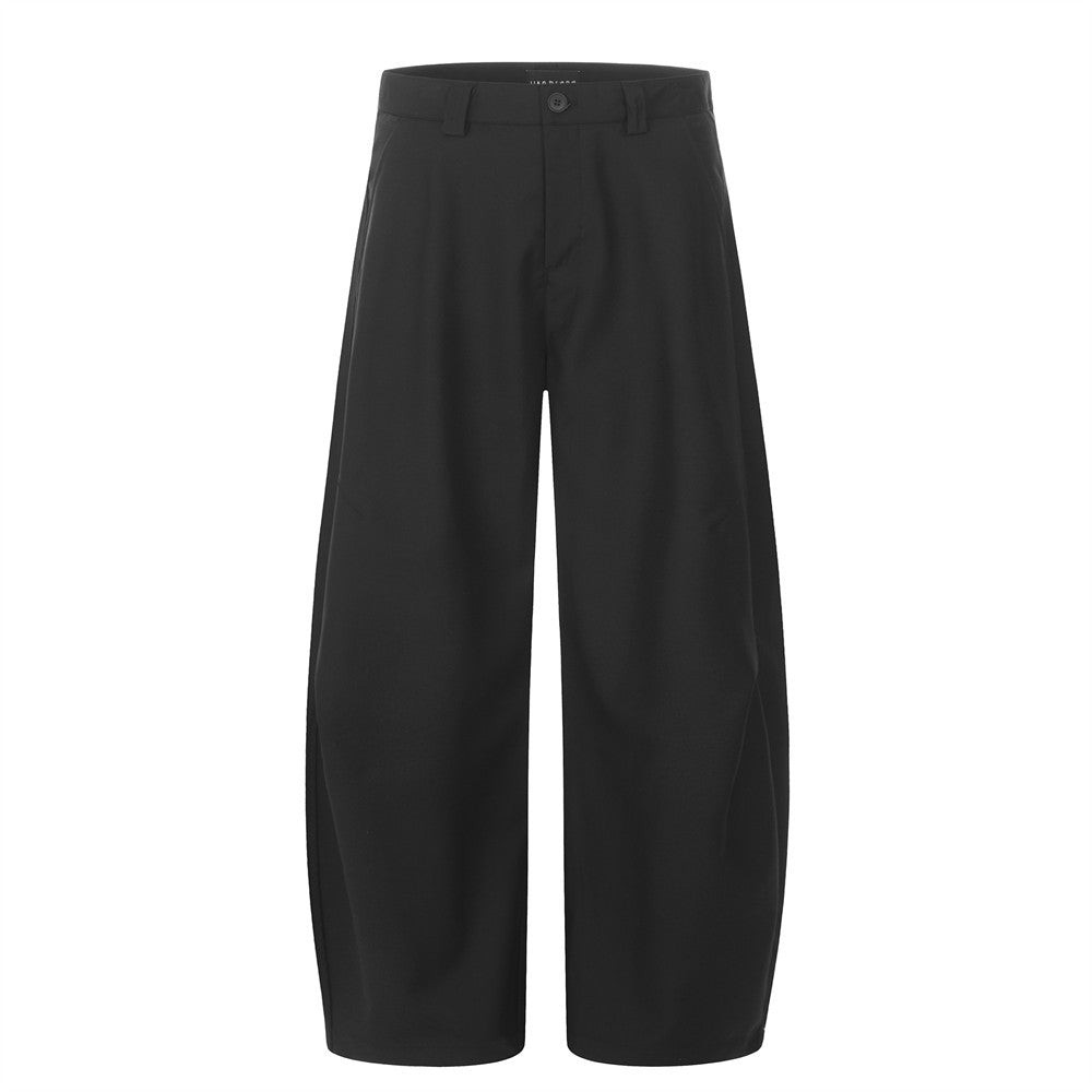 YAVIORA Pleated Curved Pants