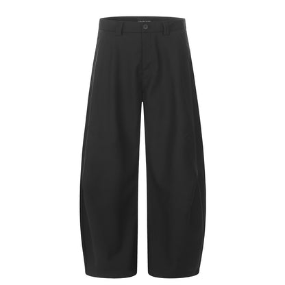 YAVIORA Pleated Curved Pants