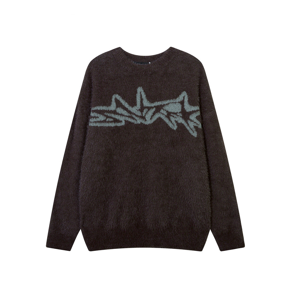 YAVIORA Jacquard Knit Sweater