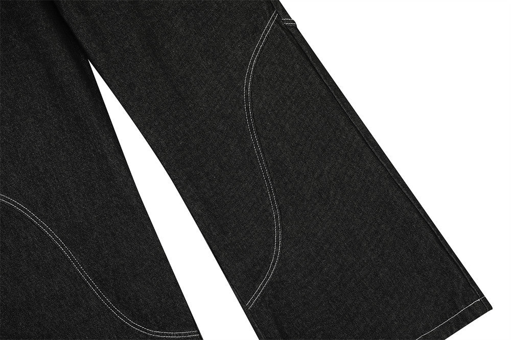 YAVIORA Deconstructed Pocket Jeans