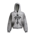 YAVIORA Cross Dyed Hoodie