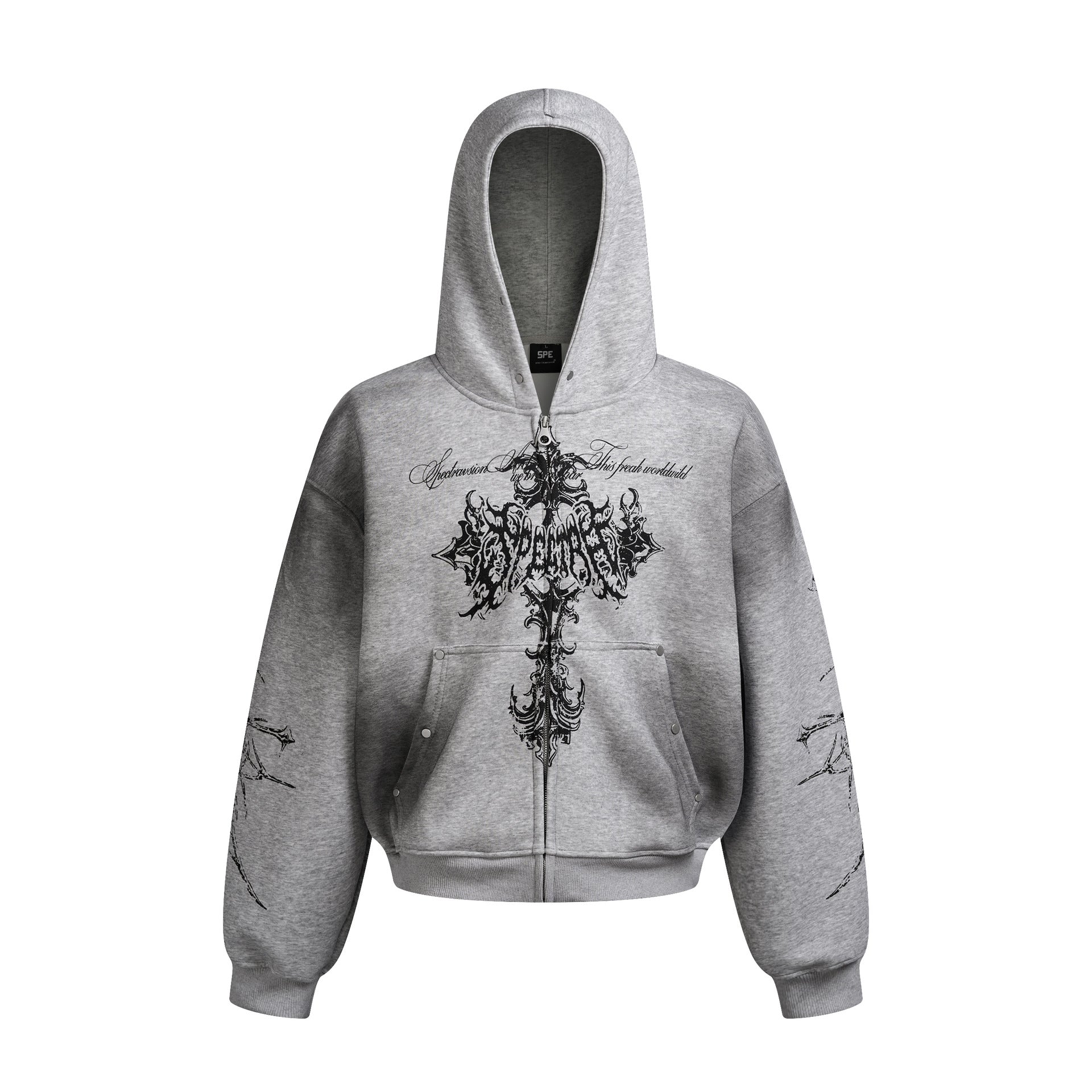 YAVIORA Cross Dyed Hoodie