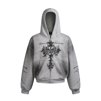YAVIORA Cross Dyed Hoodie