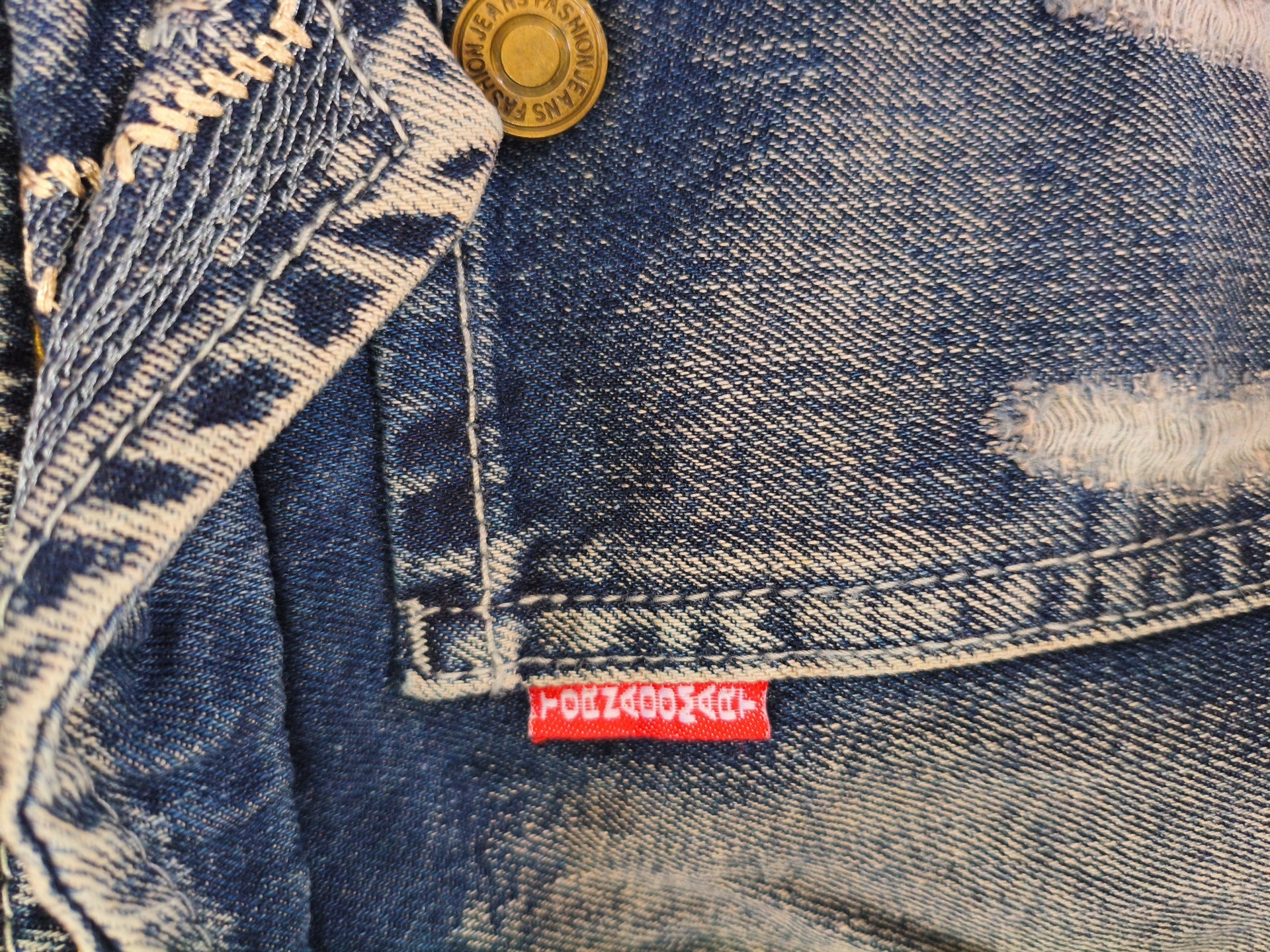Y2K Dark-Style Patchwork Embroidered Flare Jeans