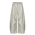 YAVIORA Striped Curved Pants