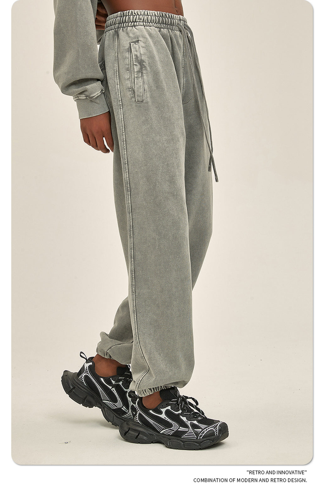 Yaviora Batik Distressed Loose Fit Trousers