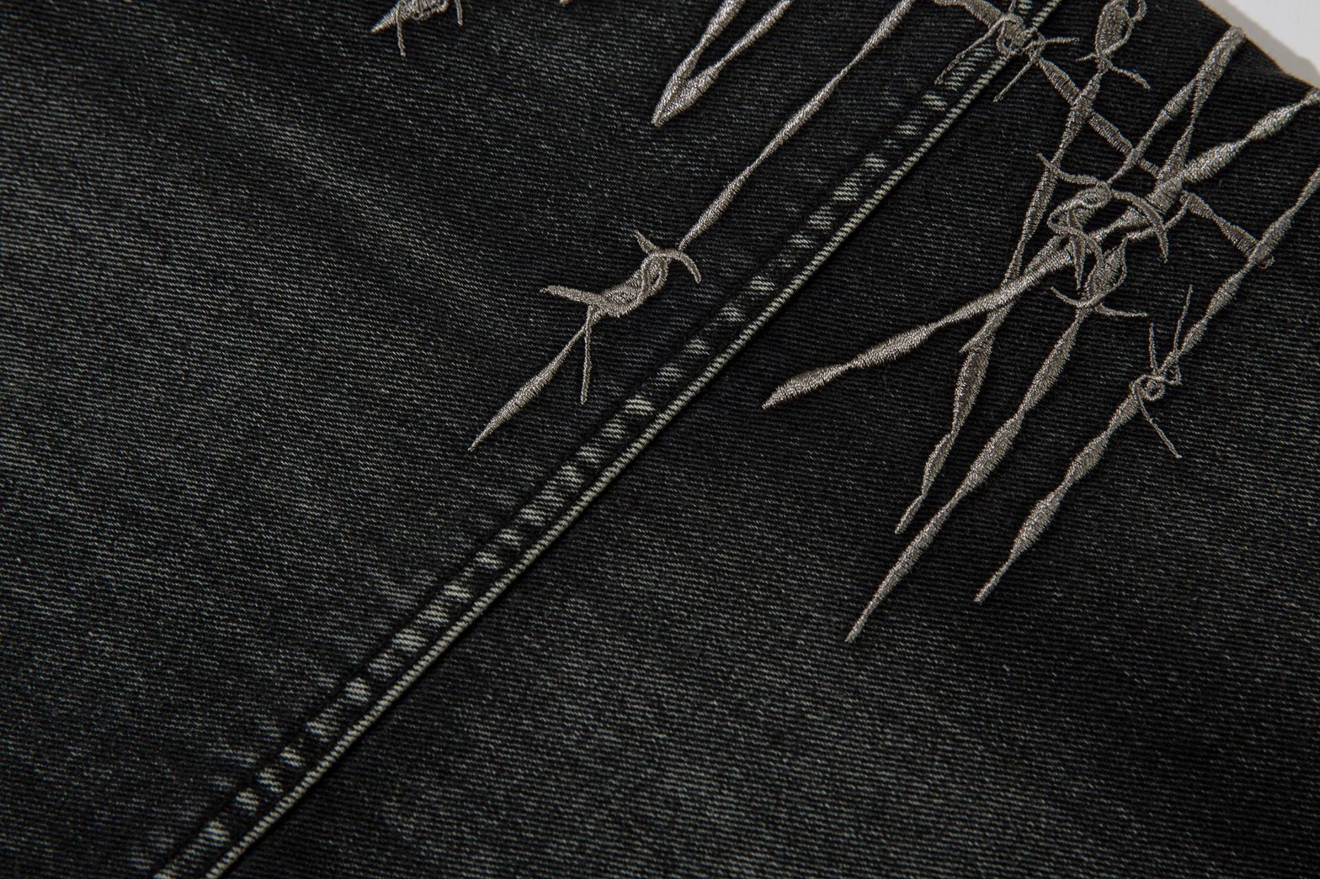 YAVIORA Multi-Pocket Workwear Denim Jeans