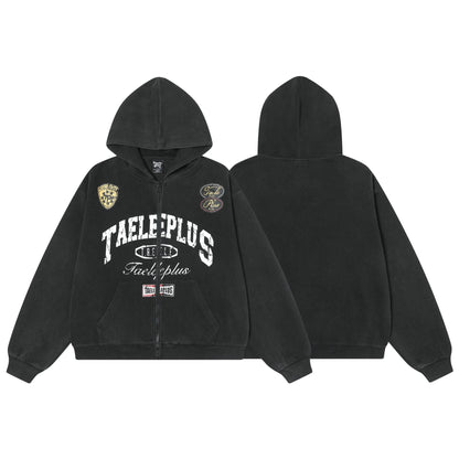 YAVIORA Collegiate Zip Hoodie