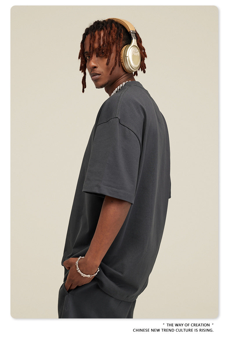 Yaviora Summer American Style Solid Color Loose T-Shirt