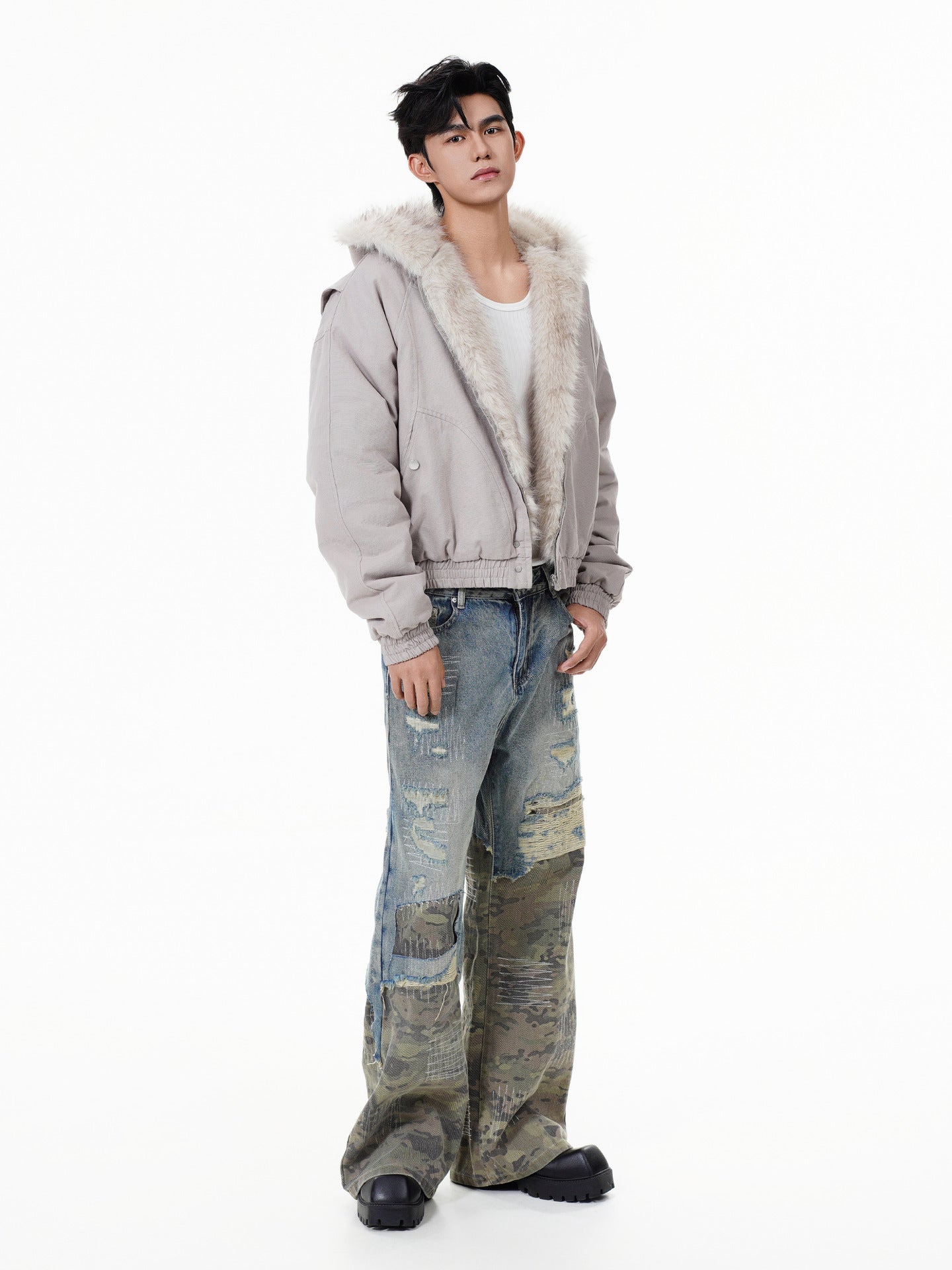 YAVIORA Eagle Hooded Puffer