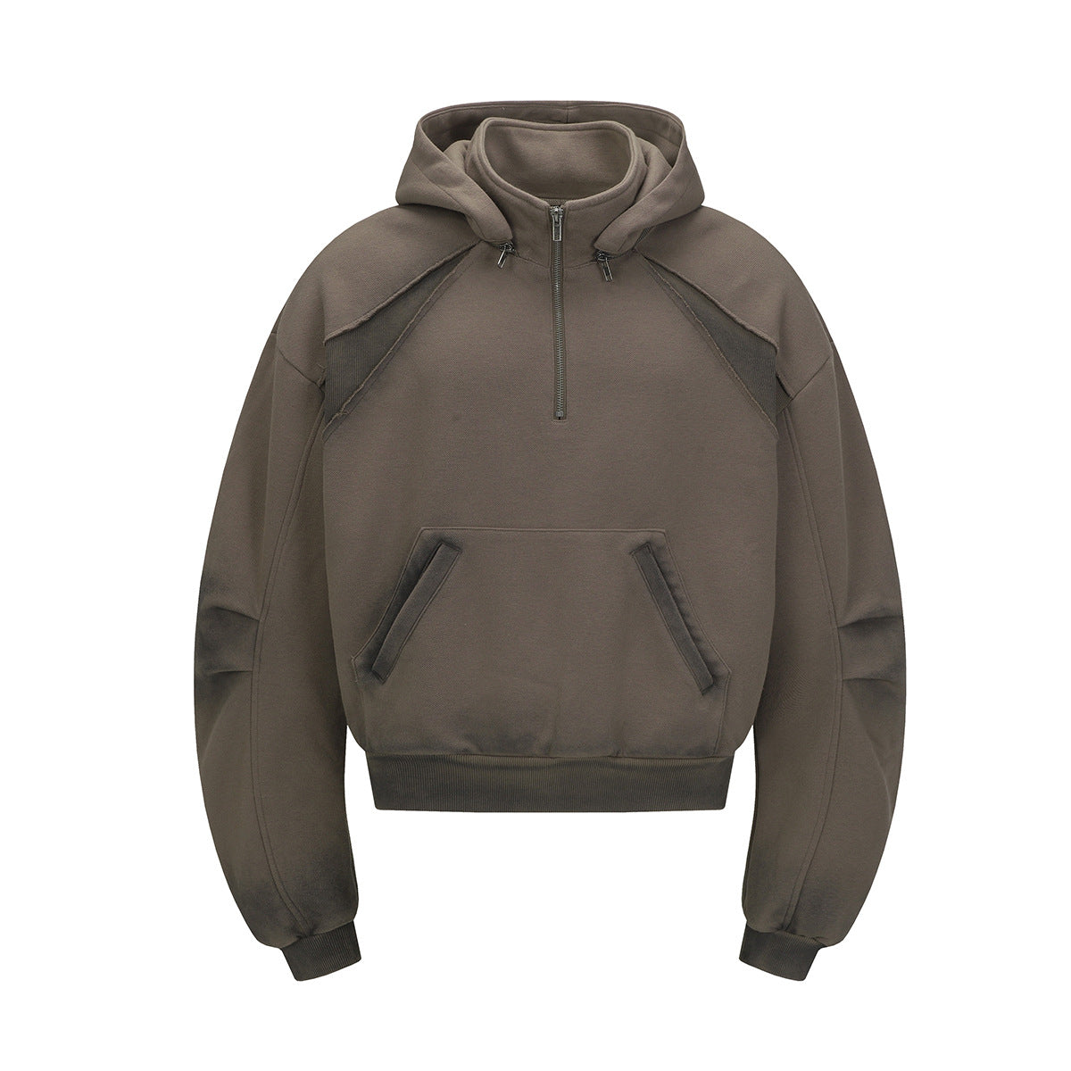 YAVIORA Wasteland Style Washed and Dirty Hooded Sweatshirt