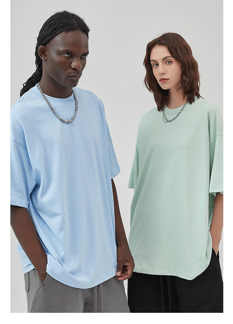Yaviora 230G Double Yarn Pure Cotton Short-Sleeve T-Shirt