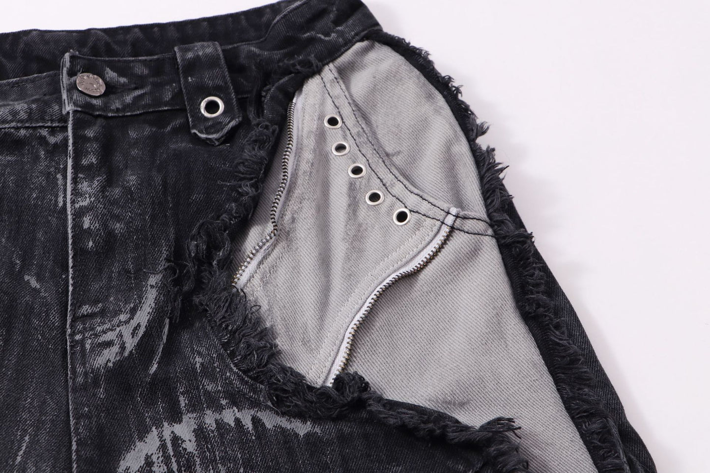 YAVIORA Painted Wash Jeans