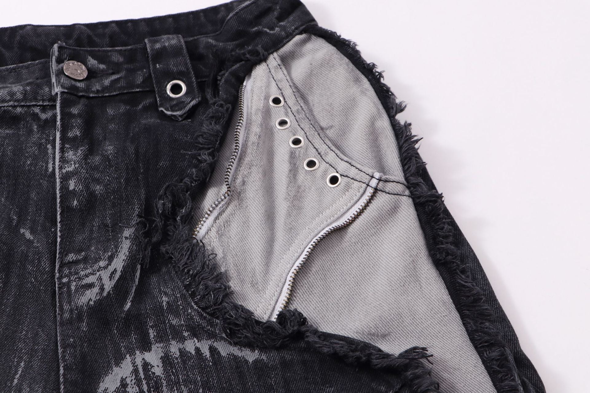 YAVIORA Painted Wash Jeans